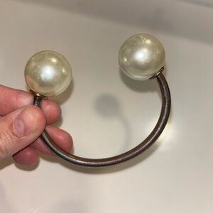 Pearl Ball Cuff Bracelet